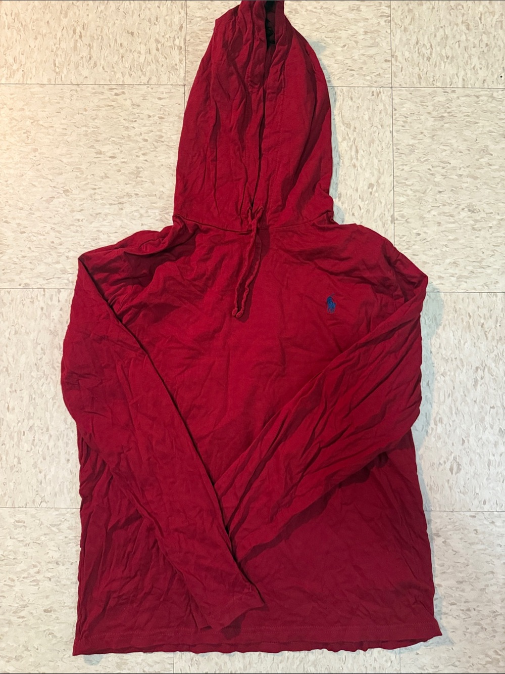 Polo by Ralph Lauren Red Hooded Sweater